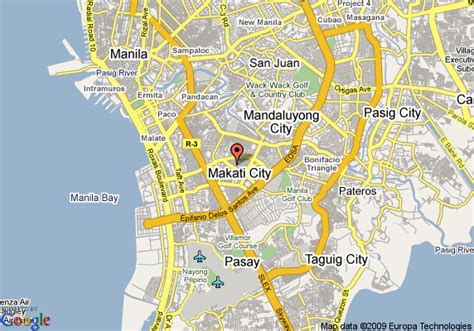 Makati City map, Philippines, Metro Manila — Google.